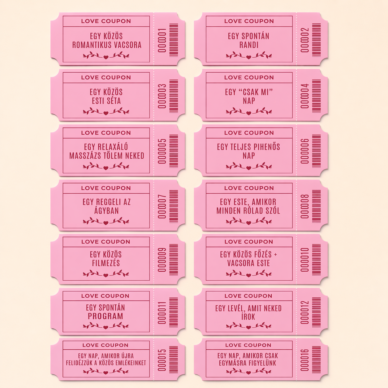 Love Collection - Romantic Coupons for Couples