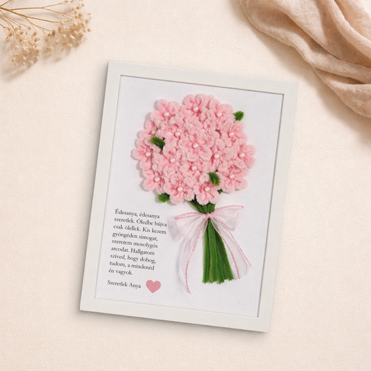 Anyák napi kollekció - 3D virág képkeretben