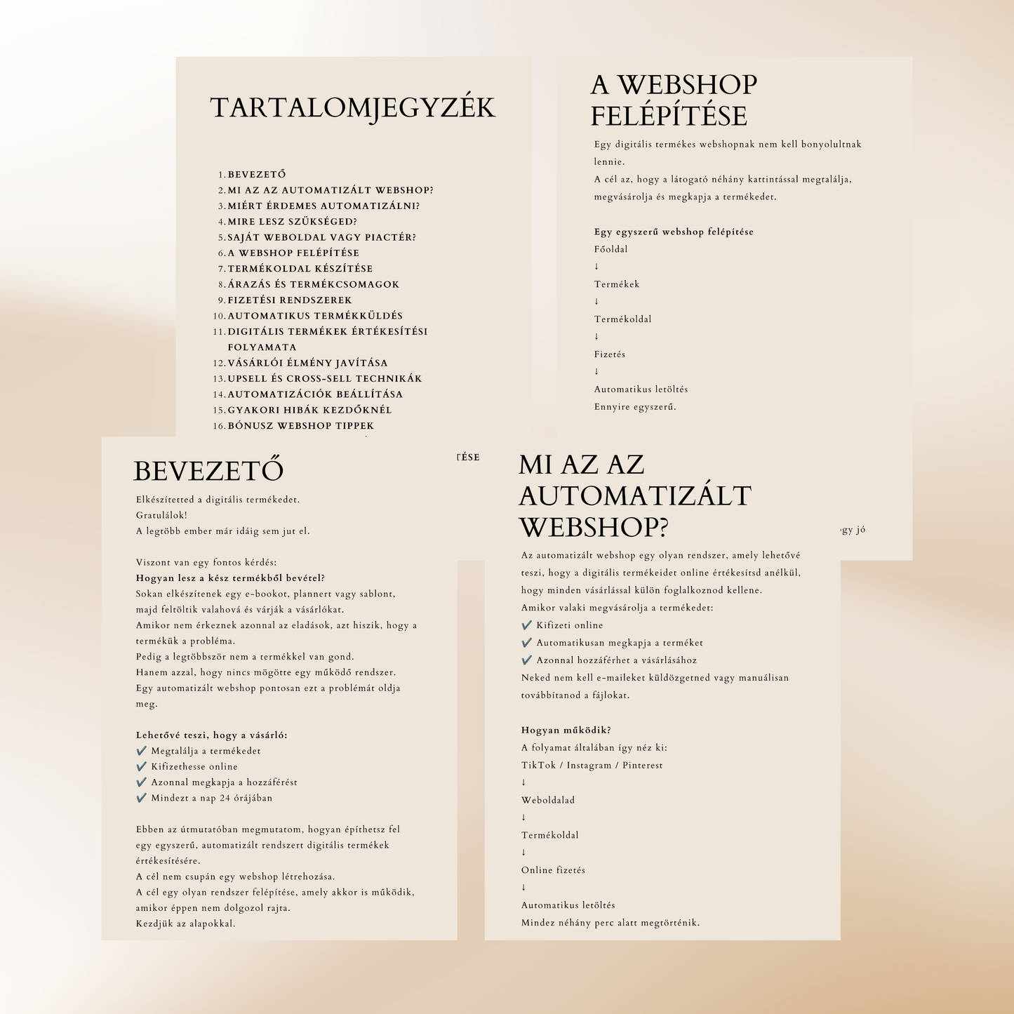 Automated Webshop